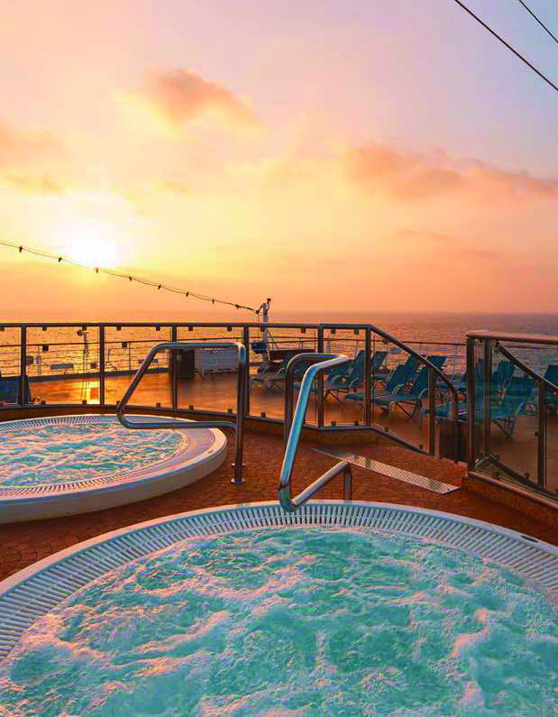 Jacuzzi a bordo nave